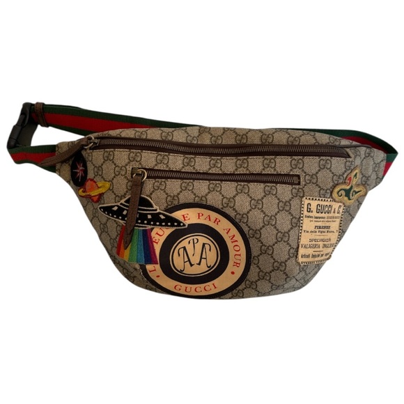 Gucci GG Supreme Canvas Night Courier Waist Bag - Picture 1 of 14